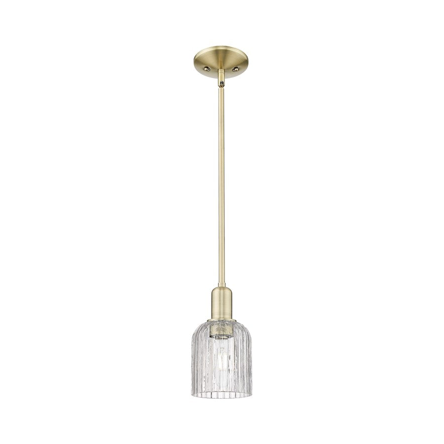 Innovations Bridal Veil 1Lt 5" Stem Mini Pendant, AB/Clear - 716-1S-AB-G559-5CL