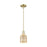 Innovations Bridal Veil 1Lt 5" Stem Mini Pendant, AB/MC - 716-1S-AB-G559-5ME