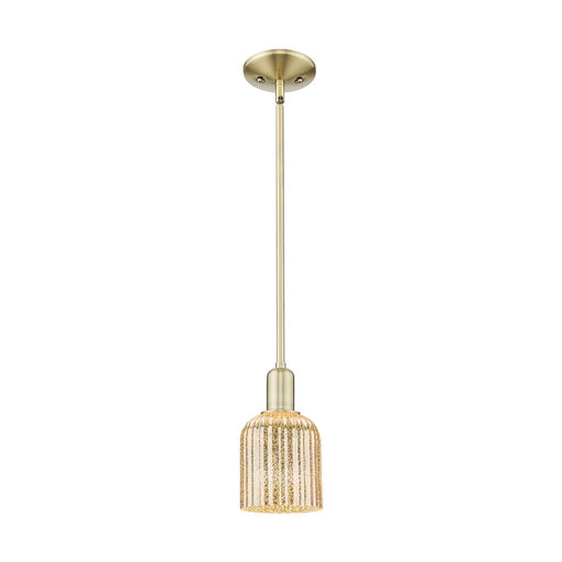 Innovations Bridal Veil 1Lt 5" Stem Mini Pendant, AB/MC - 716-1S-AB-G559-5ME