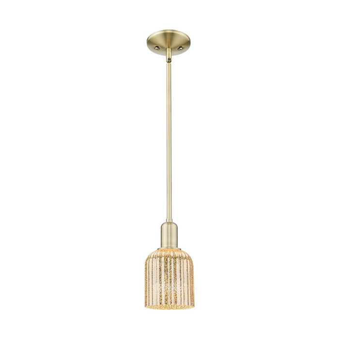 Innovations Bridal Veil 1Lt 5" Stem Mini Pendant, AB/MC - 716-1S-AB-G559-5ME