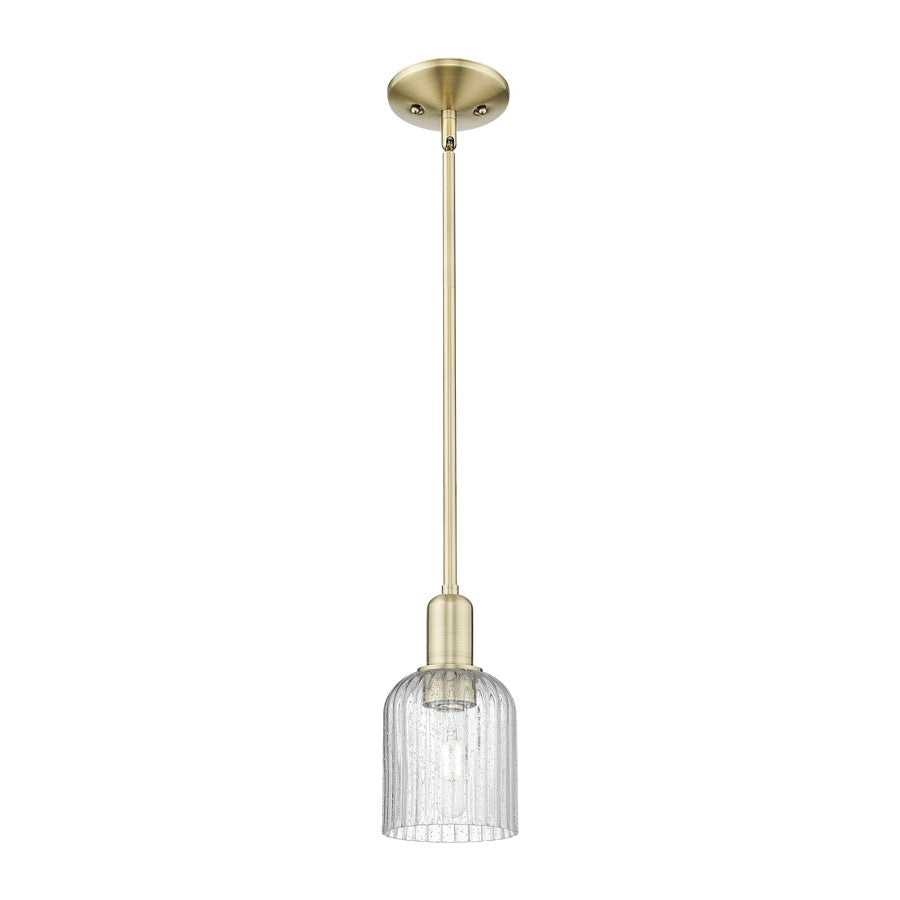 Innovations Bridal Veil 1Lt 5" Stem Mini Pendant, AB/Seed - 716-1S-AB-G559-5SDY