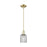 Innovations Bridal Veil 1Lt 5" Stem Mini Pendant, AB/Smoke - 716-1S-AB-G559-5SM