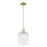Innovations Bridal Veil 1Lt 8" Stem Mini Pendant, AB/Clear - 716-1S-AB-G559-8CL