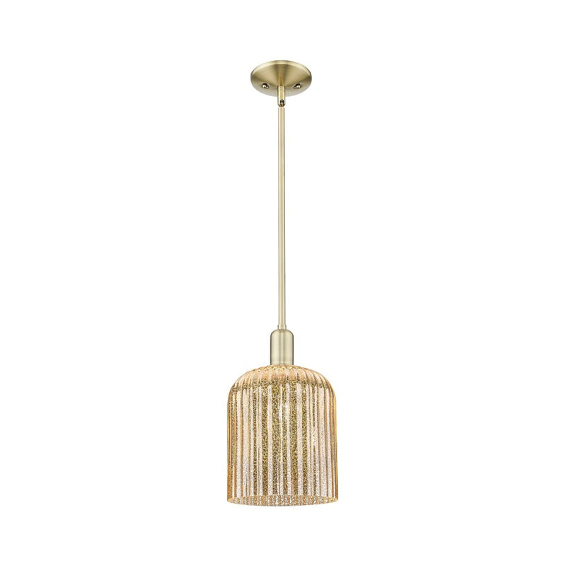Innovations Bridal Veil 1Lt 8" Stem Mini Pendant, AB/MC - 716-1S-AB-G559-8ME