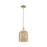 Innovations Bridal Veil 1Lt 8" Stem Mini Pendant, AB/MC - 716-1S-AB-G559-8ME