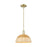 Innovations NB Dome 1Lt Stem Mini Pendant/12" AB/NF - 716-1S-AB-NBD2-12-NAT