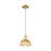 Innovations NB Dome 1Lt 8" Stem Mini Pendant/AB/NF - 716-1S-AB-NBD2-75-NAT