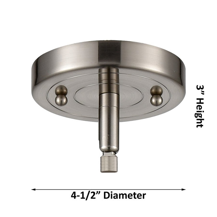 Innovations NB Dome 1Lt 8" Stem Mini Pendant/AB/NF