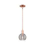 Innovations Athens DS 1Lt 6" Stem Mini Pendant, CP/SDS - 716-1S-AC-G1213-6SM
