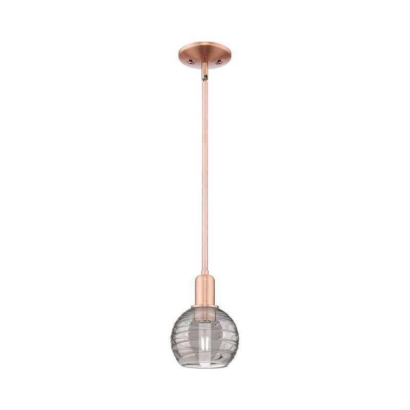 Innovations Athens DS 1Lt 6" Stem Mini Pendant, CP/SDS - 716-1S-AC-G1213-6SM