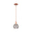 Innovations Athens DS 1Lt 6" Stem Mini Pendant, CP/SDS - 716-1S-AC-G1213-6SM
