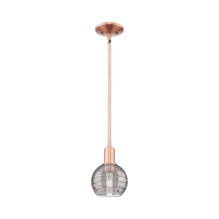 Innovations Athens DS 1Lt 6" Stem Mini Pendant, CP/SDS - 716-1S-AC-G1213-6SM