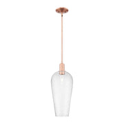 Innovations Chelsea 1Lt 8" Stem Mini Pendant, Copper/Seedy - 716-1S-AC-G456-8SDY