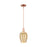 Innovations Preston 1Lt 6" Flute Stem Mini Pendant, CP/MC - 716-1S-AC-G457-6ME