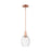 Innovations Preston 1Lt 6" Bell Stem Mini Pendant, CP/Clear - 716-1S-AC-G459-6CL