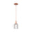 Innovations Bridal Veil 1Lt 5" Stem Mini Pendant, CP/Clear - 716-1S-AC-G559-5CL