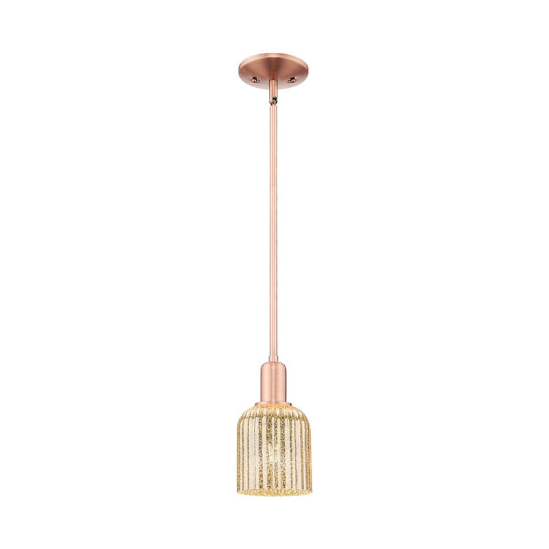 Innovations Bridal Veil 1Lt 5" Stem Mini Pendant, CP/MC - 716-1S-AC-G559-5ME