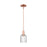 Innovations Bridal Veil 1Lt 5" Stem Mini Pendant, CP/Seed - 716-1S-AC-G559-5SDY