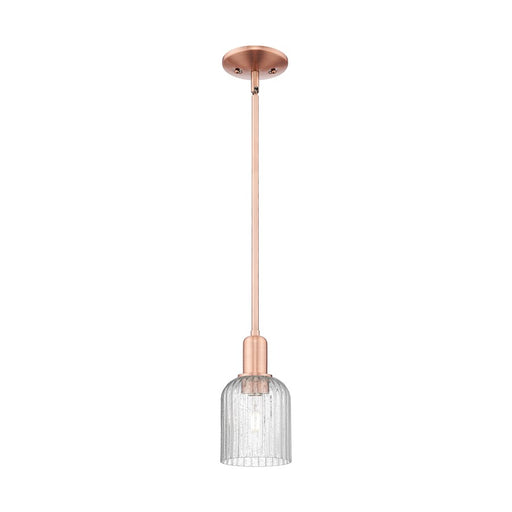 Innovations Bridal Veil 1Lt 5" Stem Mini Pendant, CP/Seed - 716-1S-AC-G559-5SDY