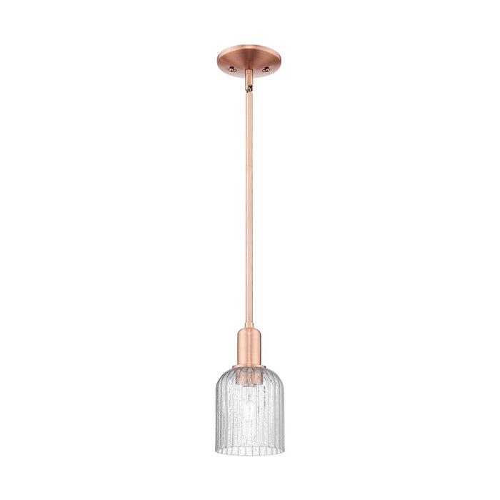Innovations Bridal Veil 1Lt 5" Stem Mini Pendant, CP/Seed - 716-1S-AC-G559-5SDY
