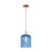 Innovations Bridal Veil 1Lt 8" Stem Mini Pendant, CP/BL - 716-1S-AC-G559-8BL