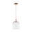 Innovations Bridal Veil 1Lt 8" Stem Mini Pendant, CP/Clear - 716-1S-AC-G559-8CL