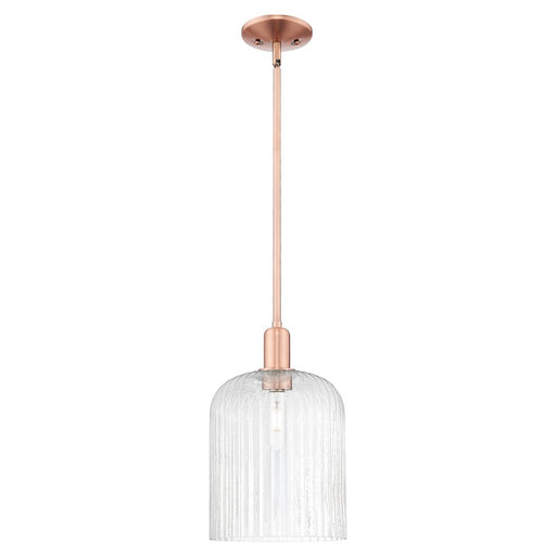 Innovations Bridal Veil 1Lt 8" Stem Mini Pendant, CP/Seed - 716-1S-AC-G559-8SDY