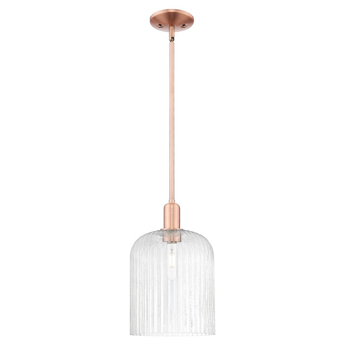 Innovations Bridal Veil 1Lt 8" Stem Mini Pendant, CP/Seed - 716-1S-AC-G559-8SDY
