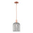 Innovations Bridal Veil 1Lt 8" Stem Mini Pendant, CP/SM - 716-1S-AC-G559-8SM