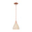 Innovations NB Dome 1Lt 8" Stem Mini Pendant, CP/NF - 716-1S-AC-NBD-75-NAT