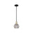 Innovations ADS 1Lt 6" Stem Mini Pendant, BKBS/SM - 716-1S-BAB-G1213-6SM