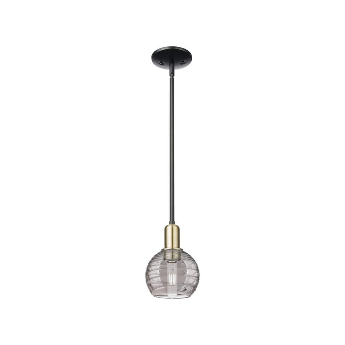 Innovations ADS 1Lt 6" Stem Mini Pendant, BKBS/SM - 716-1S-BAB-G1213-6SM
