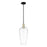 Innovations Chelsea 1Lt 8" Stem Mini Pendant, BKBS/Clear - 716-1S-BAB-G456-8CL