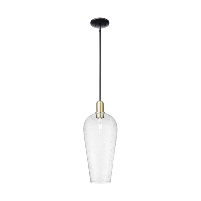 Innovations Chelsea 1Lt 8" Stem Mini Pendant, BKBS/Seed - 716-1S-BAB-G456-8SDY