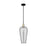 Innovations Chelsea 1Lt 8" Stem Mini Pendant, BKBS/Smoke - 716-1S-BAB-G456-8SM