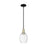 Innovations Preston 1Lt 6" Bell Stem Mini Pendant, BKS/CL - 716-1S-BAB-G459-6CL