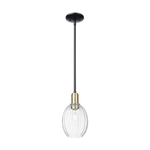 Innovations Preston 1Lt 6" Bell Stem Mini Pendant, BKS/CL - 716-1S-BAB-G459-6CL