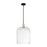Innovations Bridal Veil 1Lt 12" Stem Mini Pendant, BKS/CL - 716-1S-BAB-G559-12CL