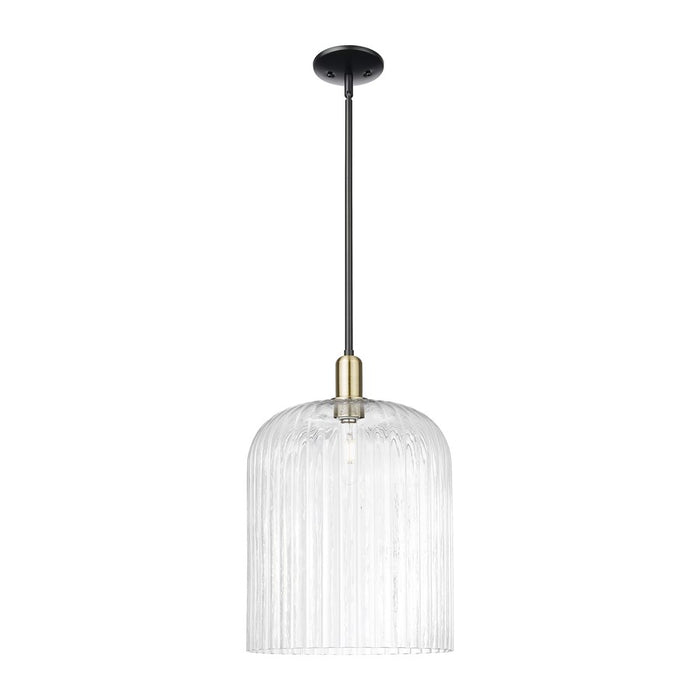 Innovations Bridal Veil 1Lt 12" Stem Mini Pendant, BKS/CL - 716-1S-BAB-G559-12CL