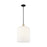 Innovations BV 1Lt 12" Stem Mini Pendant, BKS/GW - 716-1S-BAB-G559-12GWH