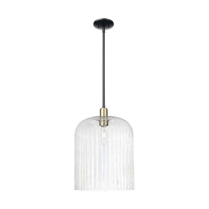 Innovations BV 1Lt 12" Stem Mini Pendant, BKS/SD - 716-1S-BAB-G559-12SDY