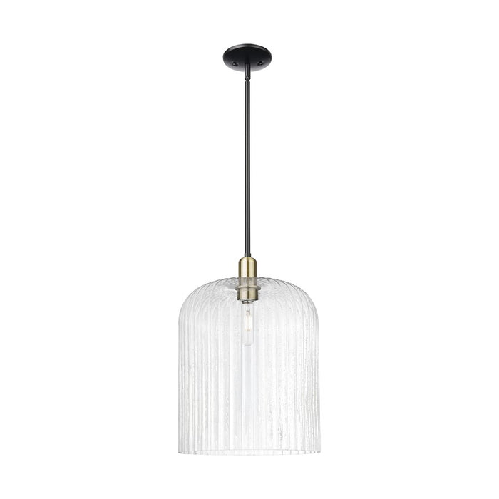 Innovations BV 1Lt 12" Stem Mini Pendant, BKS/SD - 716-1S-BAB-G559-12SDY