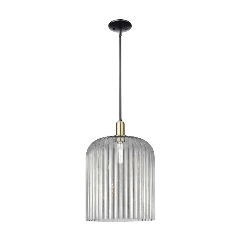 Innovations Bridal Veil 1Lt 12" Stem Mini Pendant, BKS/SM - 716-1S-BAB-G559-12SM