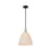 Innovations NB Dome 1Lt 12" Stem Mini Pendant, BKS/NF - 716-1S-BAB-NBD-12-NAT