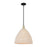 Innovations NB Dome 1Lt 16" Stem Mini Pendant, BKS/NF - 716-1S-BAB-NBD-16-NAT
