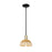 Innovations NB Dome 1Lt 8" Stem Mini Pendant/BKS/NF - 716-1S-BAB-NBD2-75-NAT