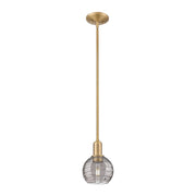 Innovations Athens DS 1Lt 6" Stem Mini Pendant, BB/SDS - 716-1S-BB-G1213-6SM