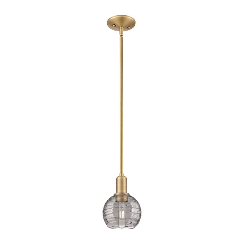 Innovations Athens DS 1Lt 6" Stem Mini Pendant, BB/SDS - 716-1S-BB-G1213-6SM