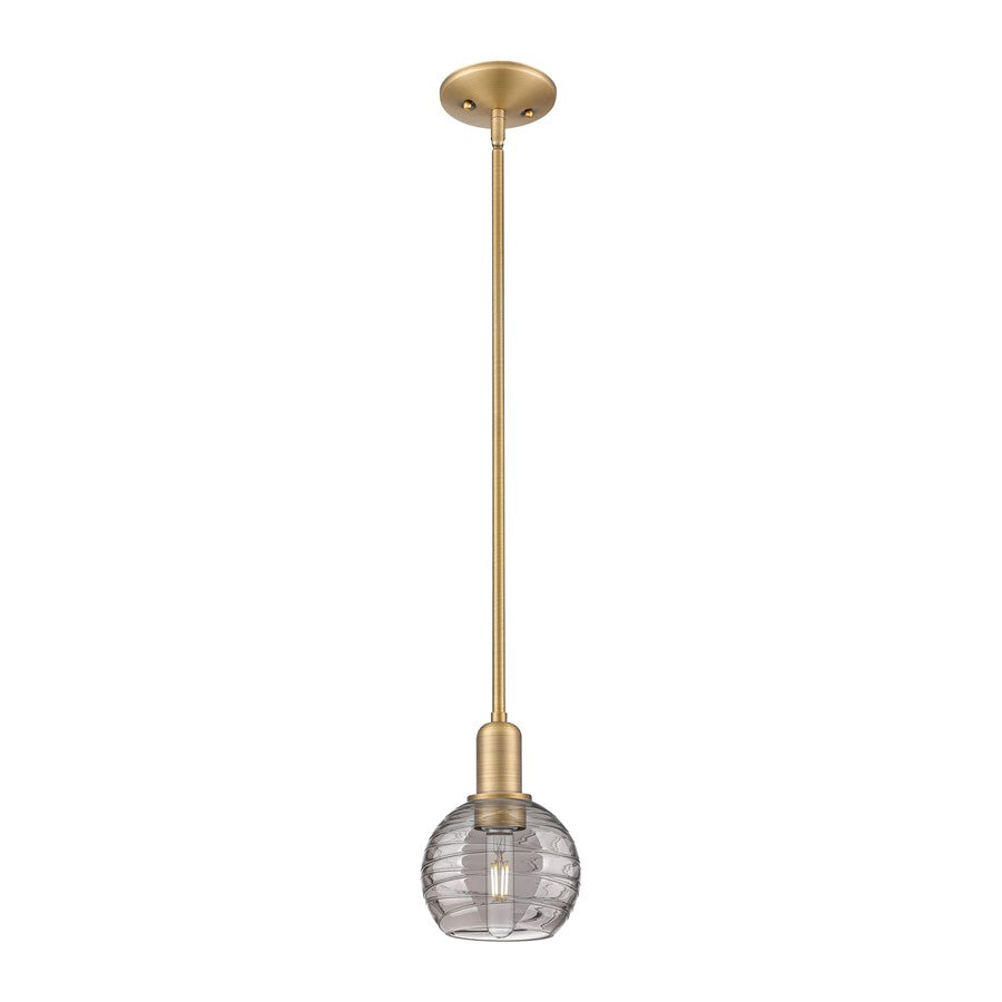 Innovations Athens DS 1Lt 6" Stem Mini Pendant, BB/SDS - 716-1S-BB-G1213-6SM
