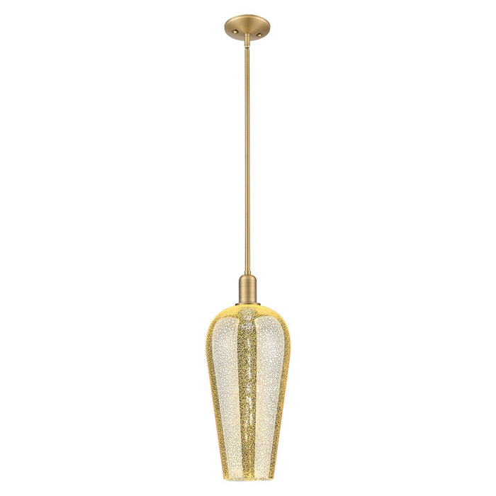Innovations Chelsea 8" Stem Mini Pendant, BB/Merc - 716-1S-BB-G456-8ME
